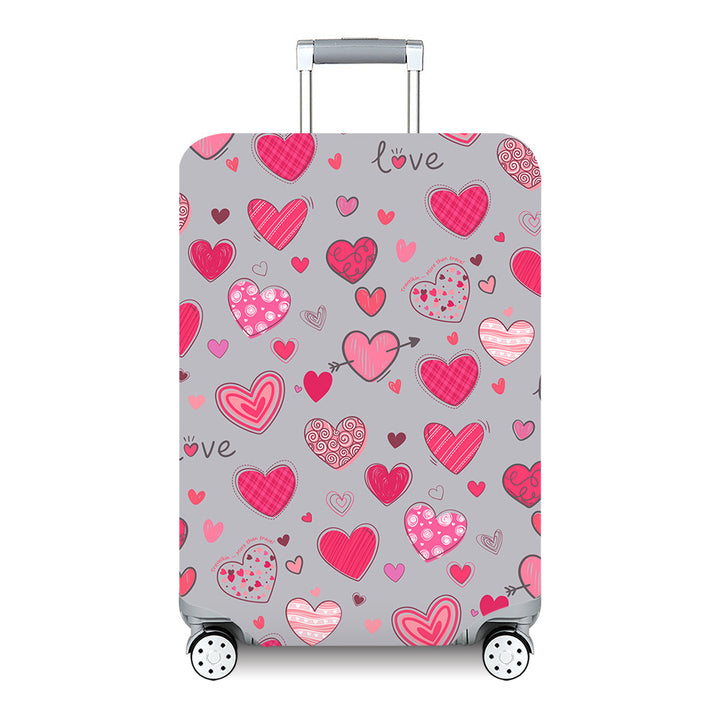 Women's Hard Shell Travel Suitcase with Custom Statement Design Bowlift
