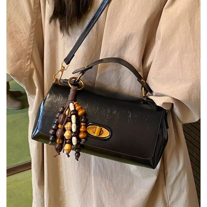 Elegant Leather Crossbody Bag Bowlift