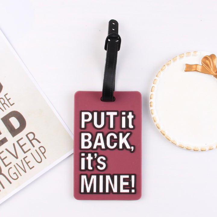Creative Phrase Luggage Tag Bowlift