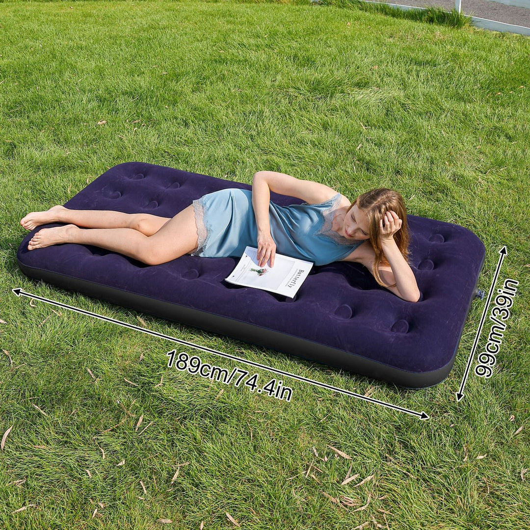 Ladies Inflatable Mattress with Automatic Pump Bowlift