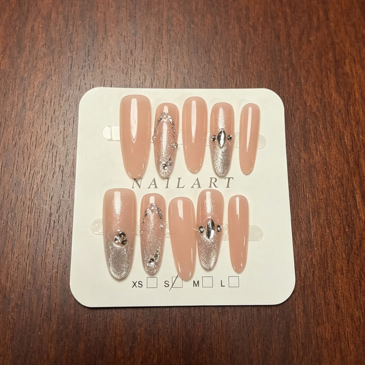 Premium Press-On Nail Art Set Bowlift