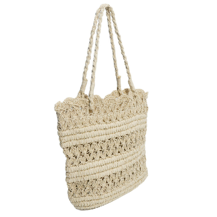 Handcrafted Macrame Beach Bag Bowlift