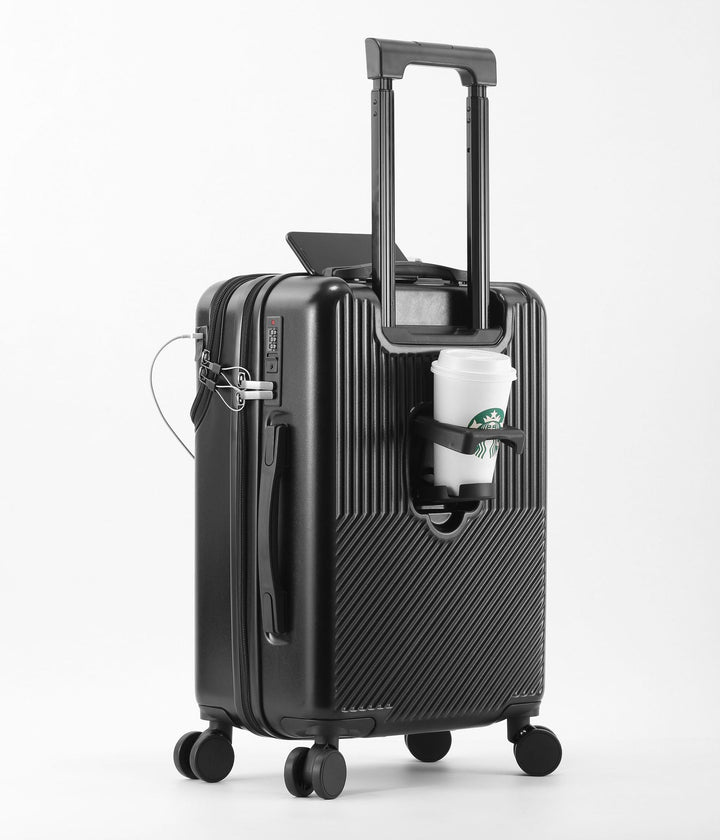 Unisex Smart Tech Compact Carry-On Suitcase Bowlift