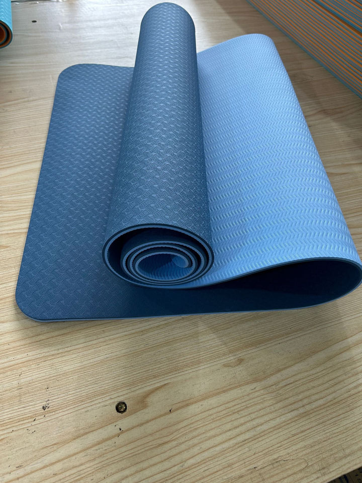 Non-slip fitness yoga mat with double cushioning Bowlift