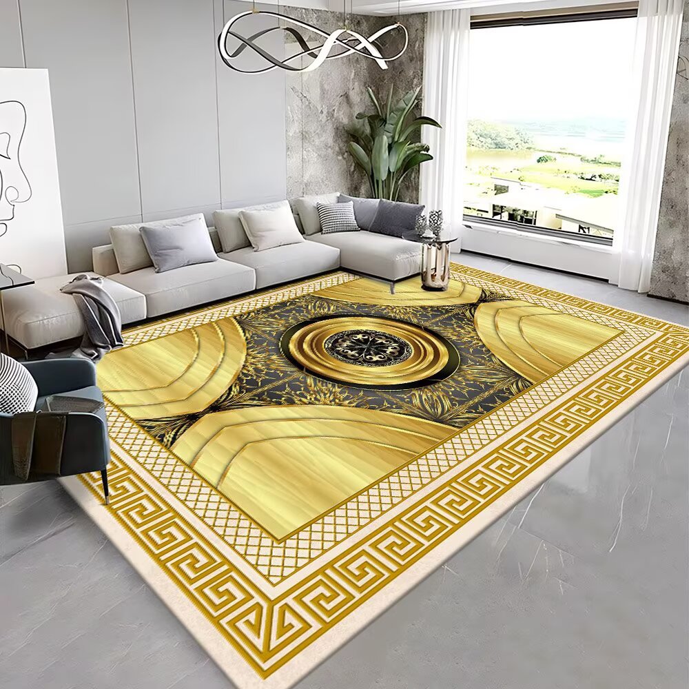Luxurious Geometric Area Rug Bowlift