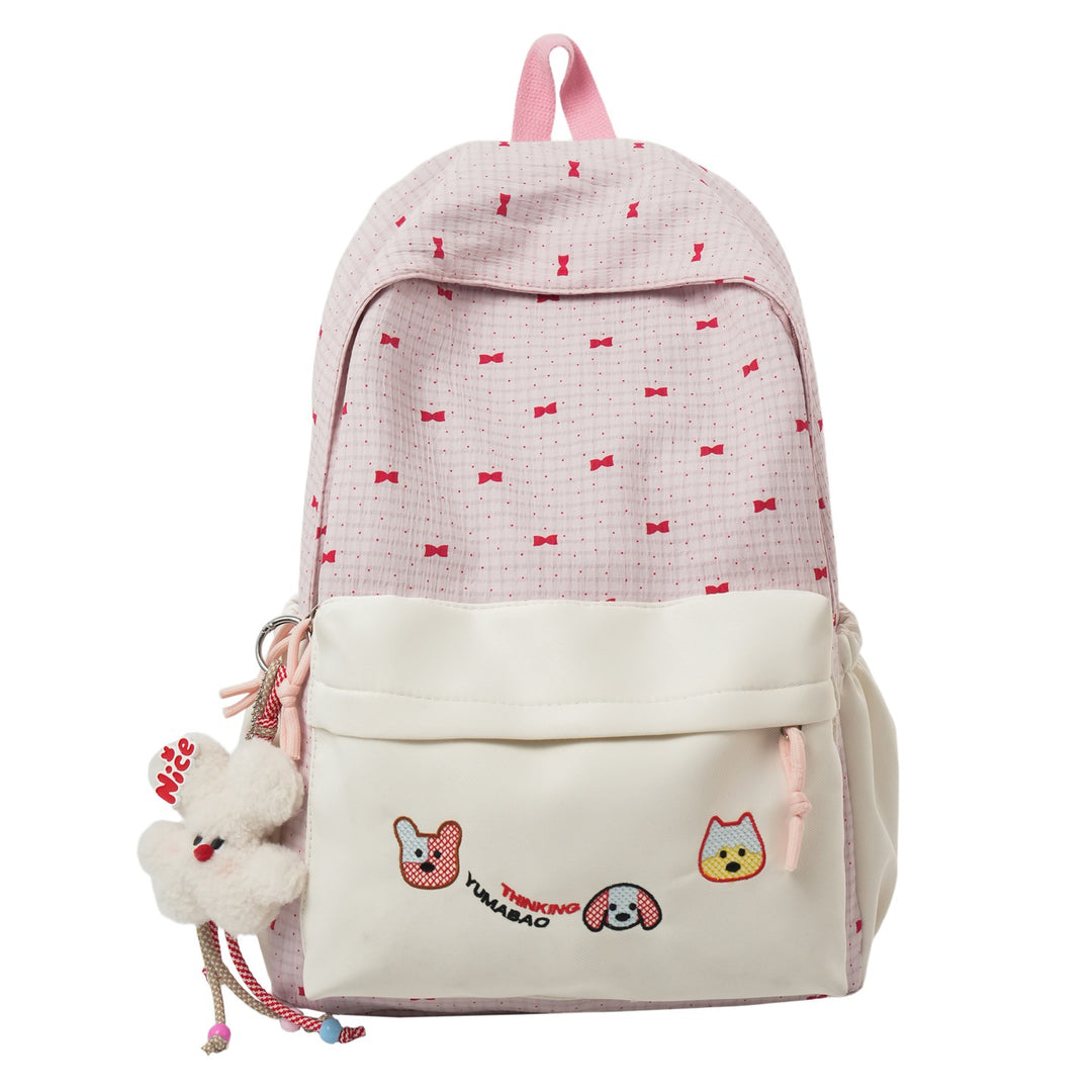 Cute Bow-Embellished Backpack Bowlift