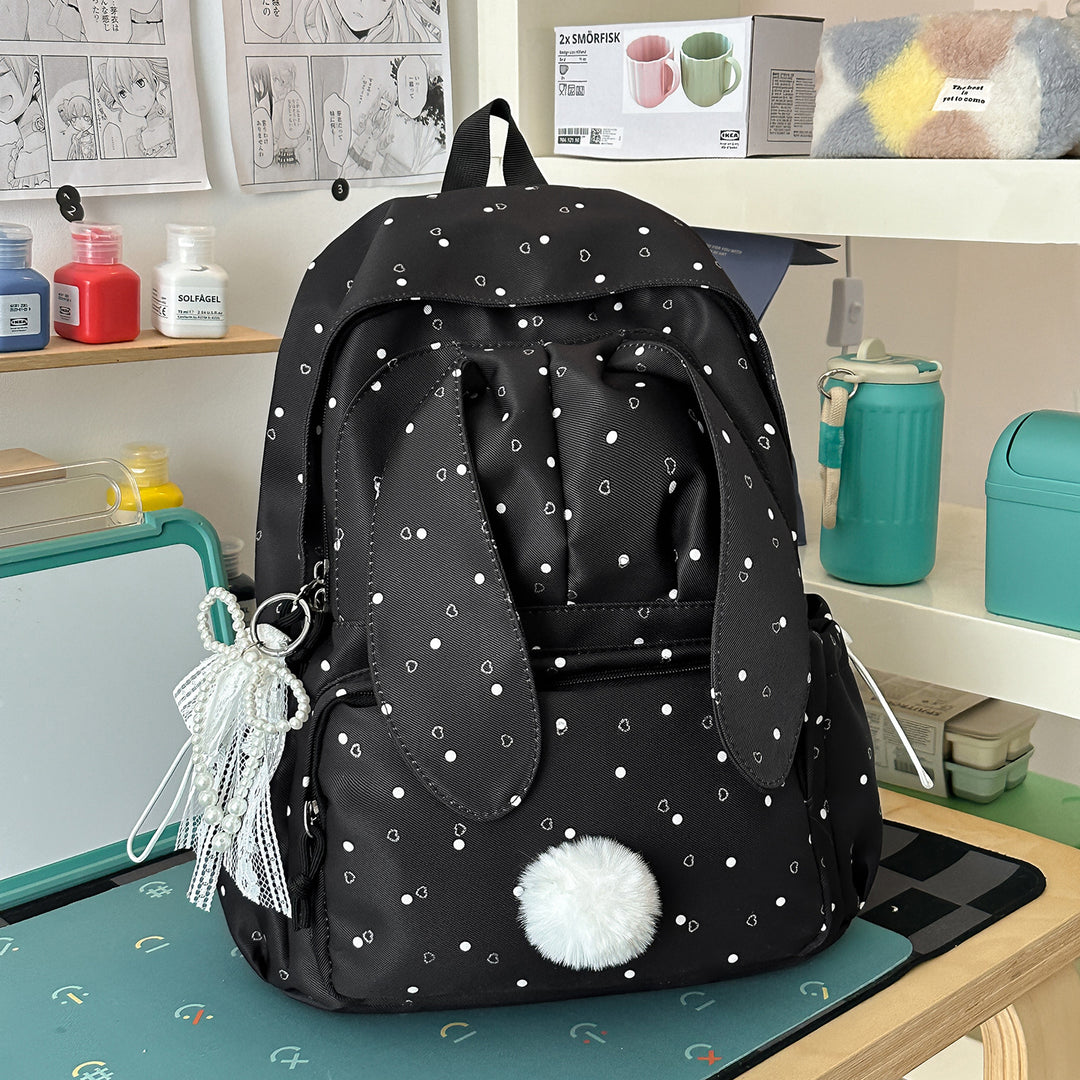 Cute Bunny-Ear Themed Backpack Bowlift