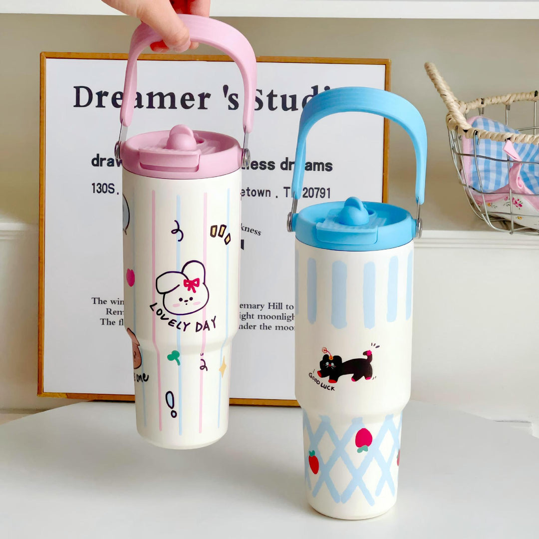 Women's sweet and playful insulated bottle Bowlift