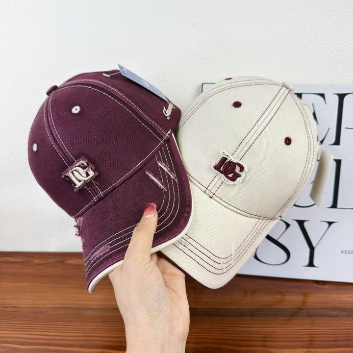 Men's Distressed Cotton Baseball Cap Bowlift 1784270840