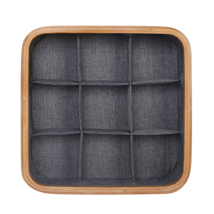Multi-Sectional Bamboo Storage Tray Bowlift