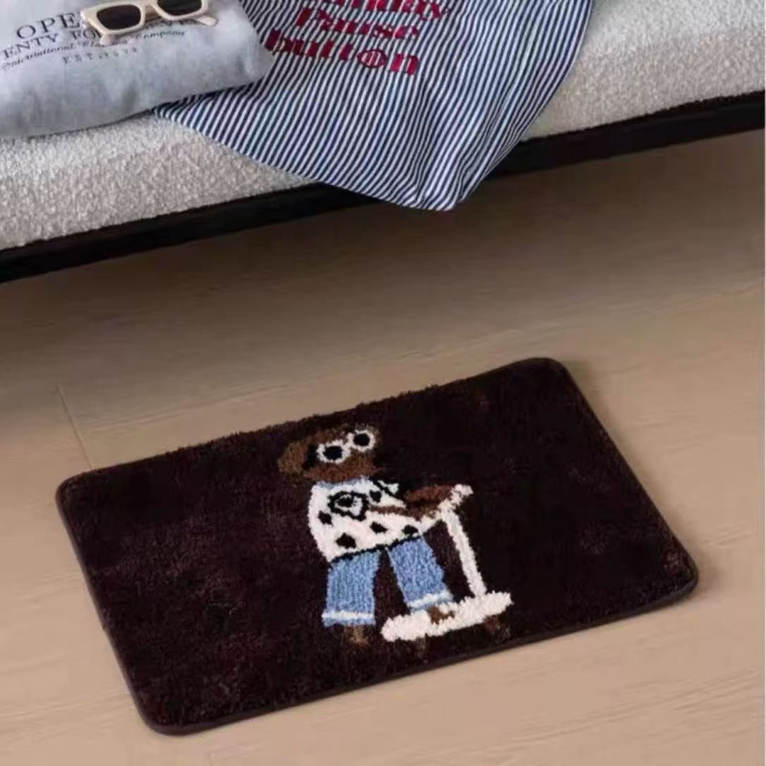 Fun Cartoon Character Bath Mat Bowlift