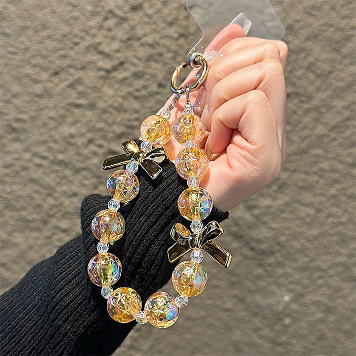 Beaded Charm Keychain Holder Bowlift