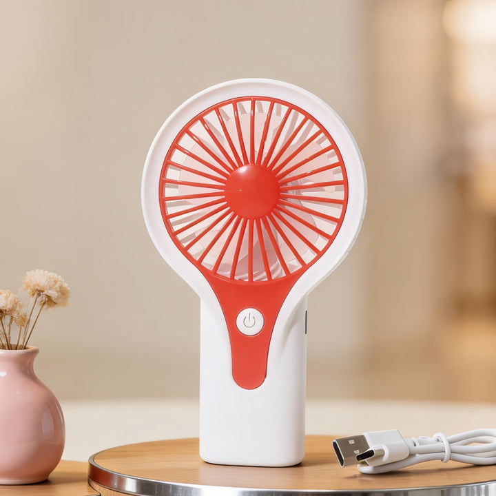Women's Portable USB Hand Fan with Ergonomic Handle Bowlift