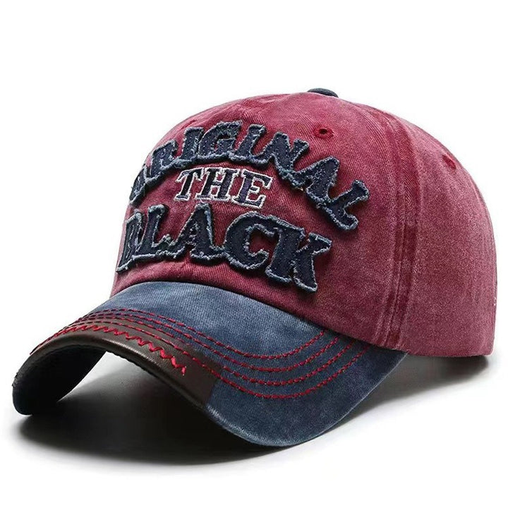 Men's Vintage-Inspired Distressed Cap Bowlift