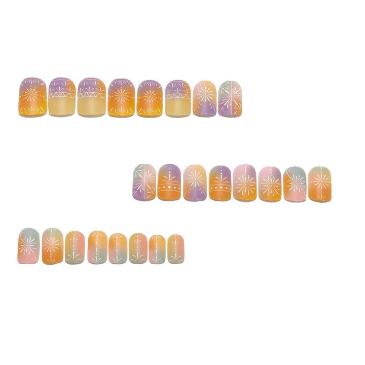 Nail art set in ombre style Bowlift