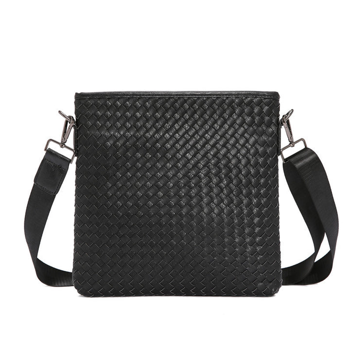 Trendy Crossbody Bag Made of Woven Material Bowlift
