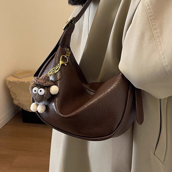 Elegant Curved Crossbody Bag Bowlift