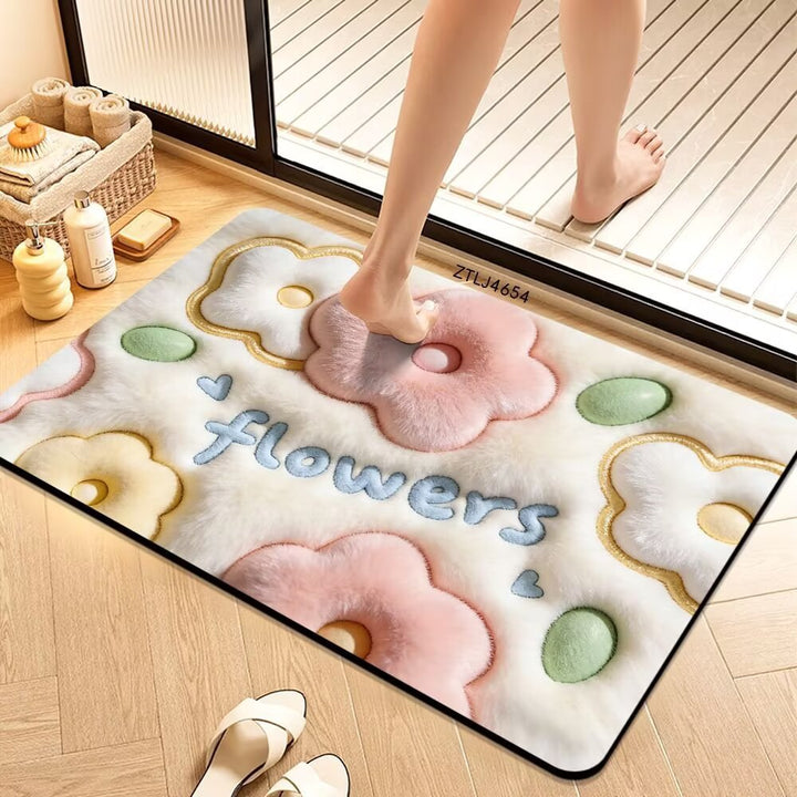 Plush Money-Themed Bath Mat Bowlift