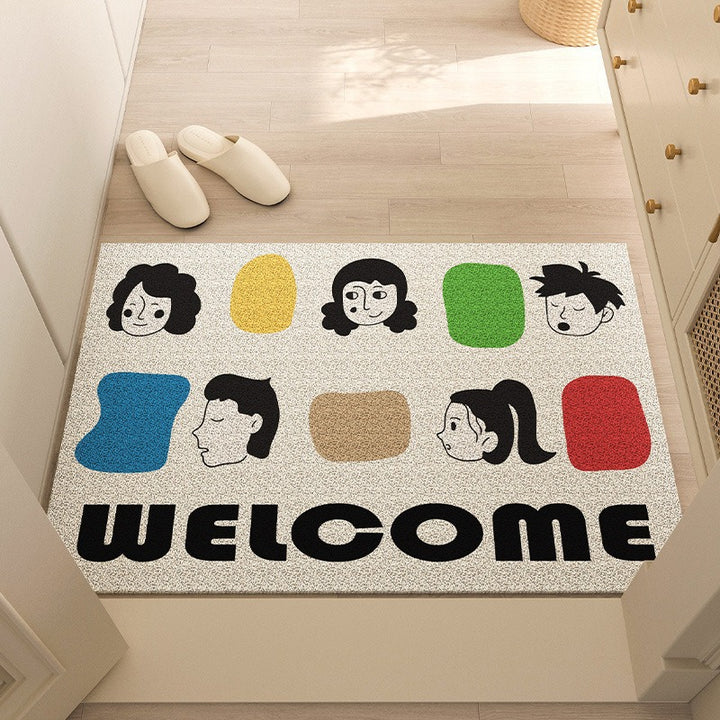 Artistic Welcome Floor Mat Bowlift