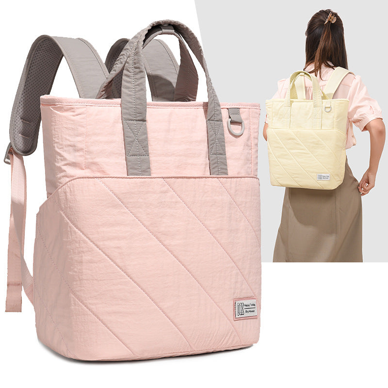 Versatile Quilted Backpack Bowlift