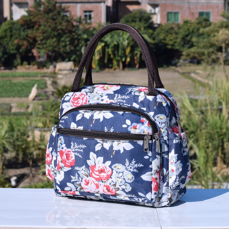 Cat Pattern Insulated Lunch Tote Bowlift