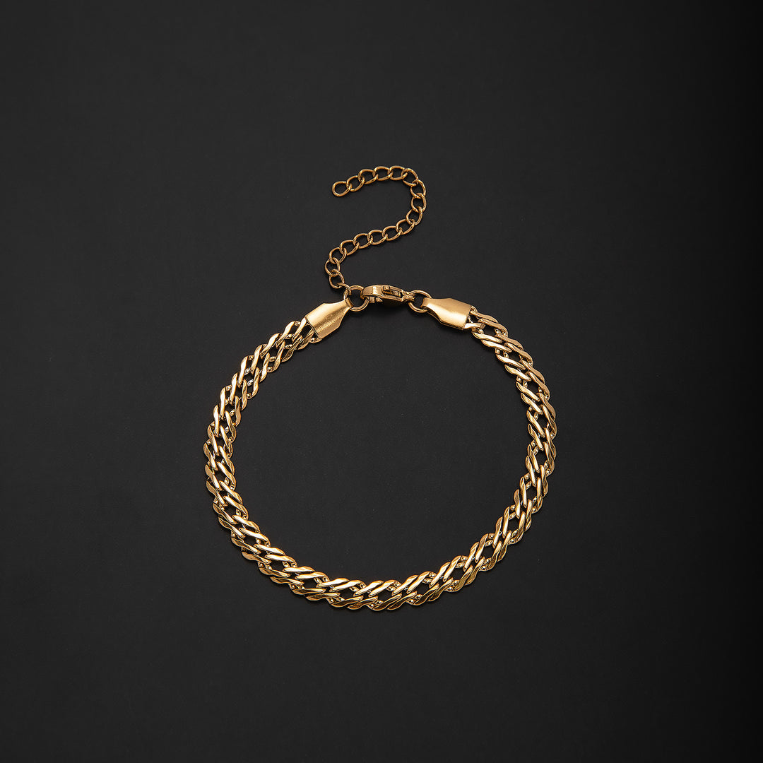 Stylish Interwoven Chain Bracelet Bowlift