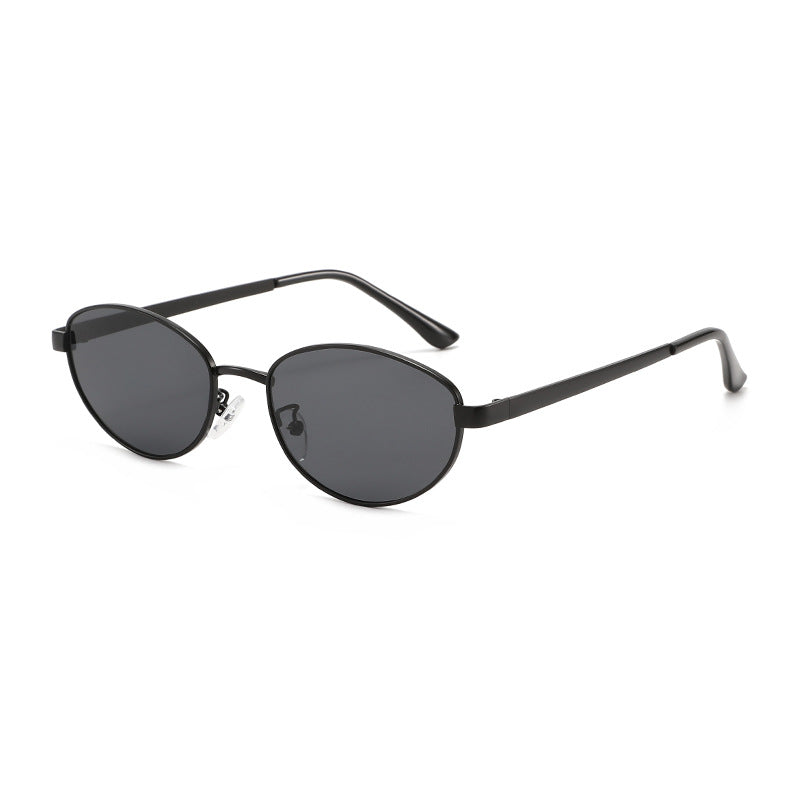 Women's fashionable sunglasses with narrow metal frame Bowlift