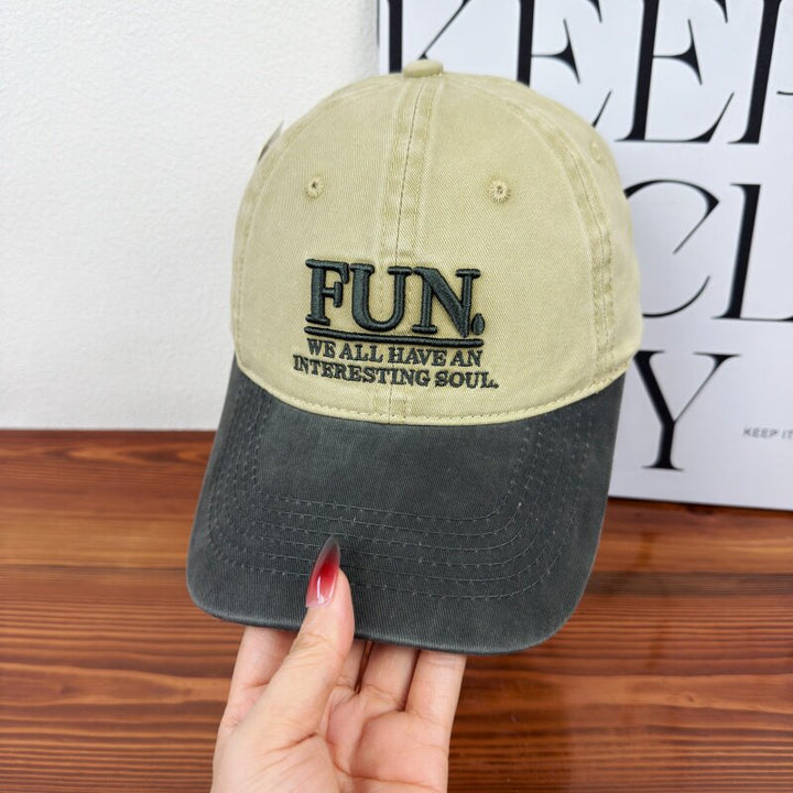 Women's Fun Embroidered Cap Bowlift