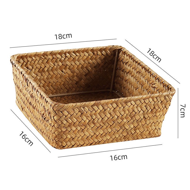Rectangular Woven Storage Tray Bowlift