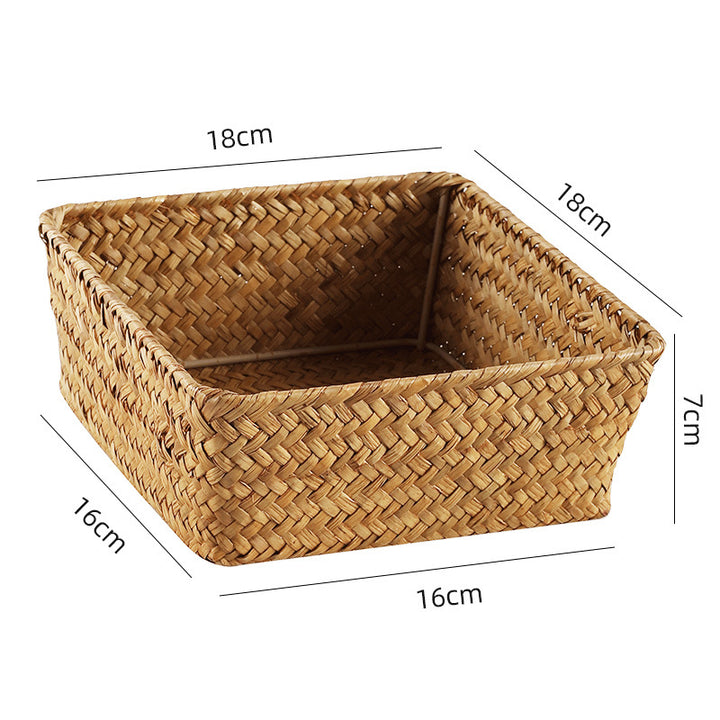 Rectangular Woven Storage Tray Bowlift