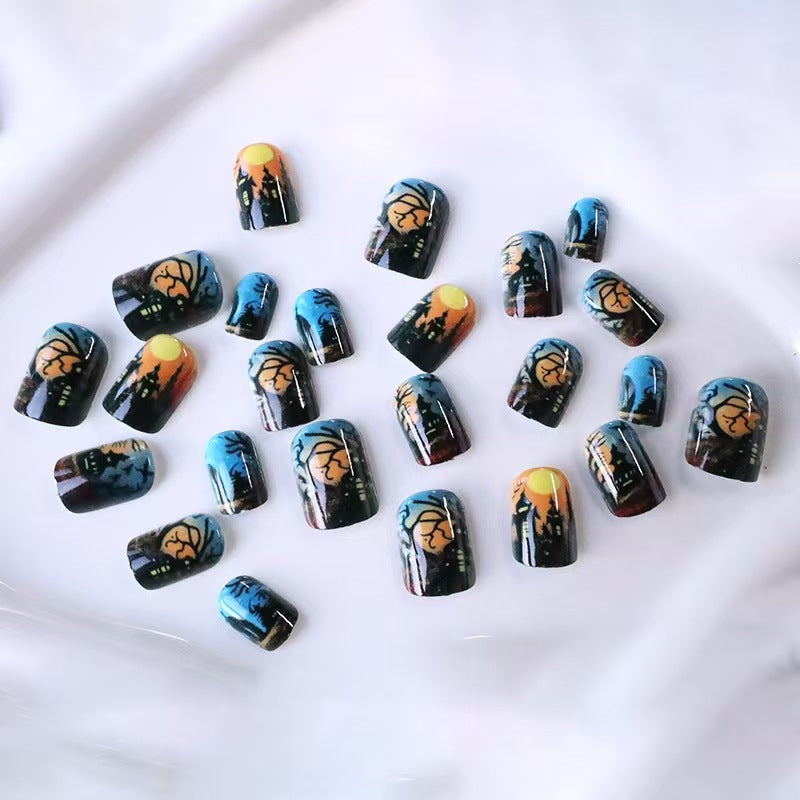 Halloween artificial nail set Bowlift