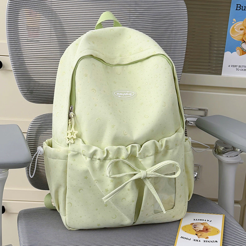 Functional Drawstring School Backpack