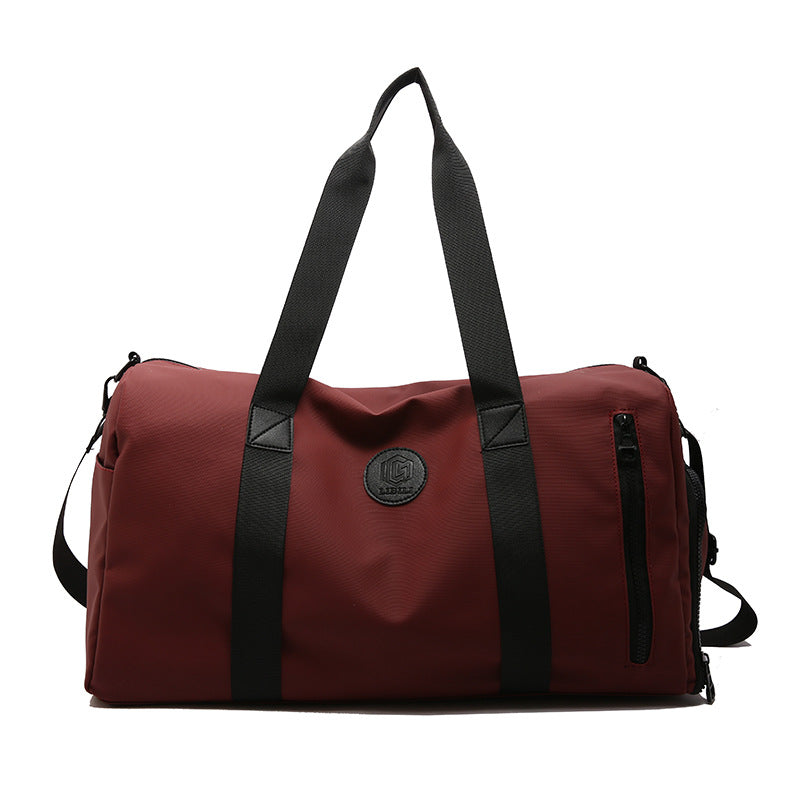 Sporty Duffel Bag With Many Compartments And Durable Material Bowlift
