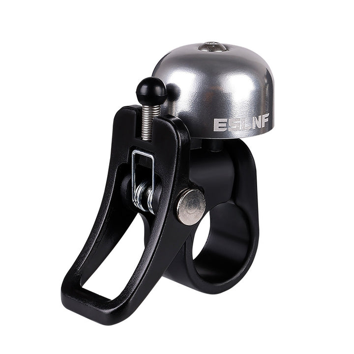 quick-release bicycle bell with ergonomic flip-lever clamp mount Bowlift