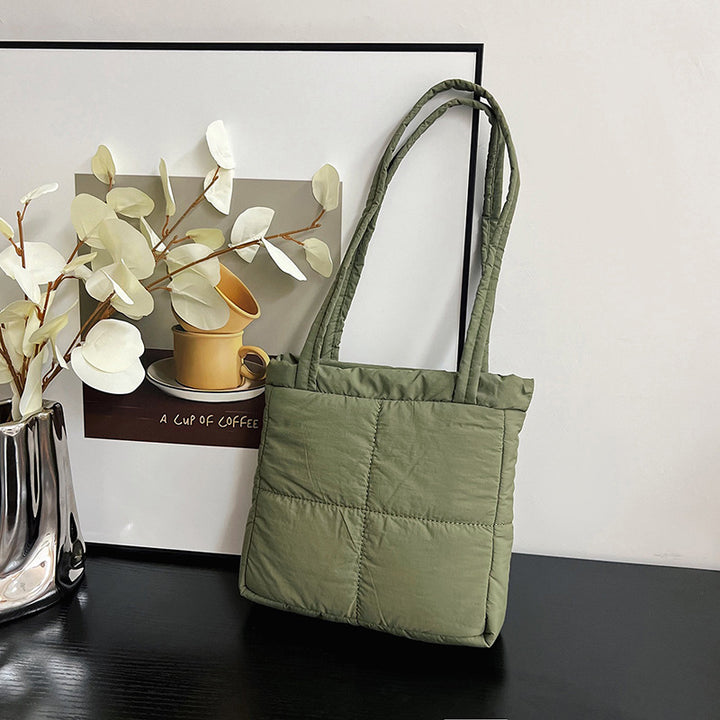 Stylish Quilted Tote Bag Bowlift