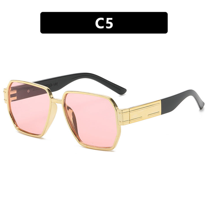Ladies elegant sunglasses with striking geometric frame Bowlift