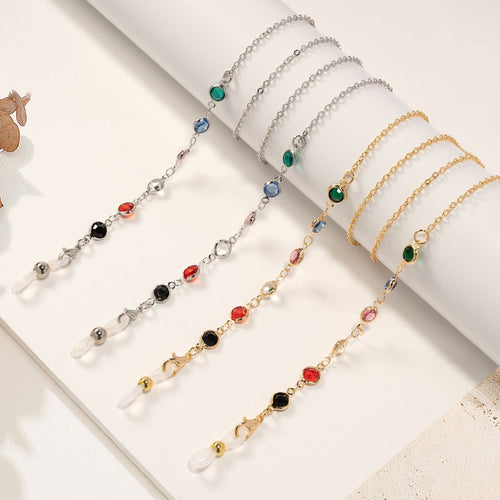 Colorful Beaded Eyewear Chain Bowlift
