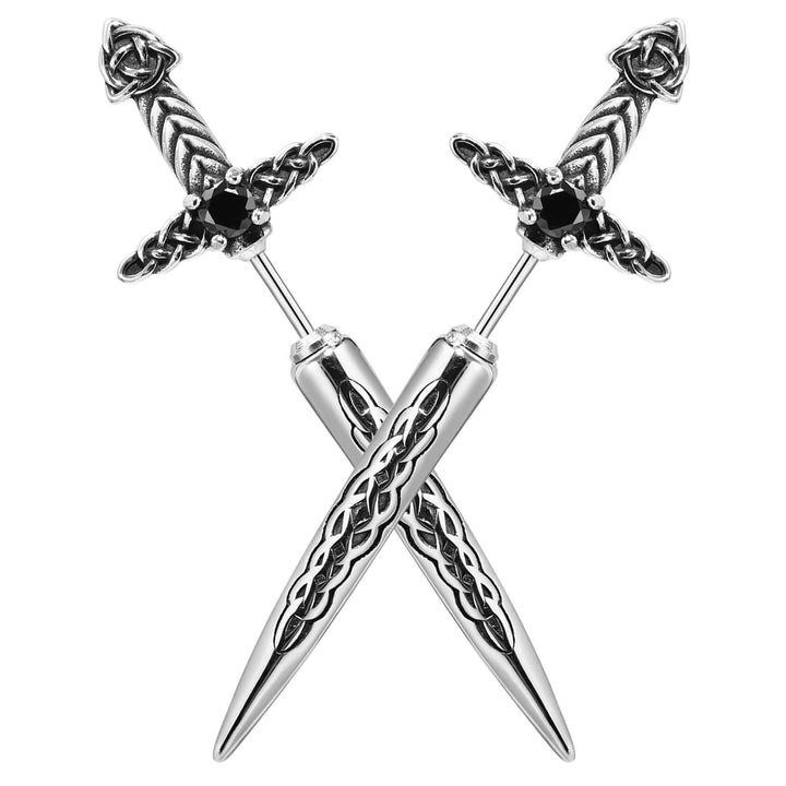 Gothic Sword-Shaped Brooch Bowlift