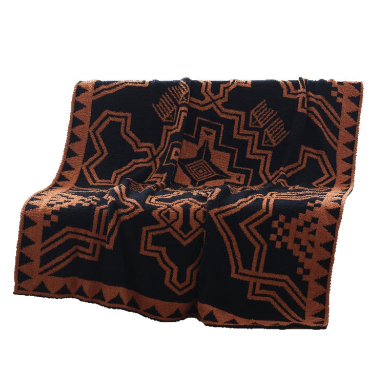 Decorative Geometric Throw Blanket