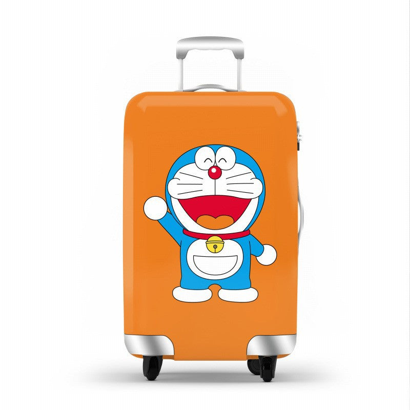 Unisex hard-shell luggage with trendy dog motif Bowlift
