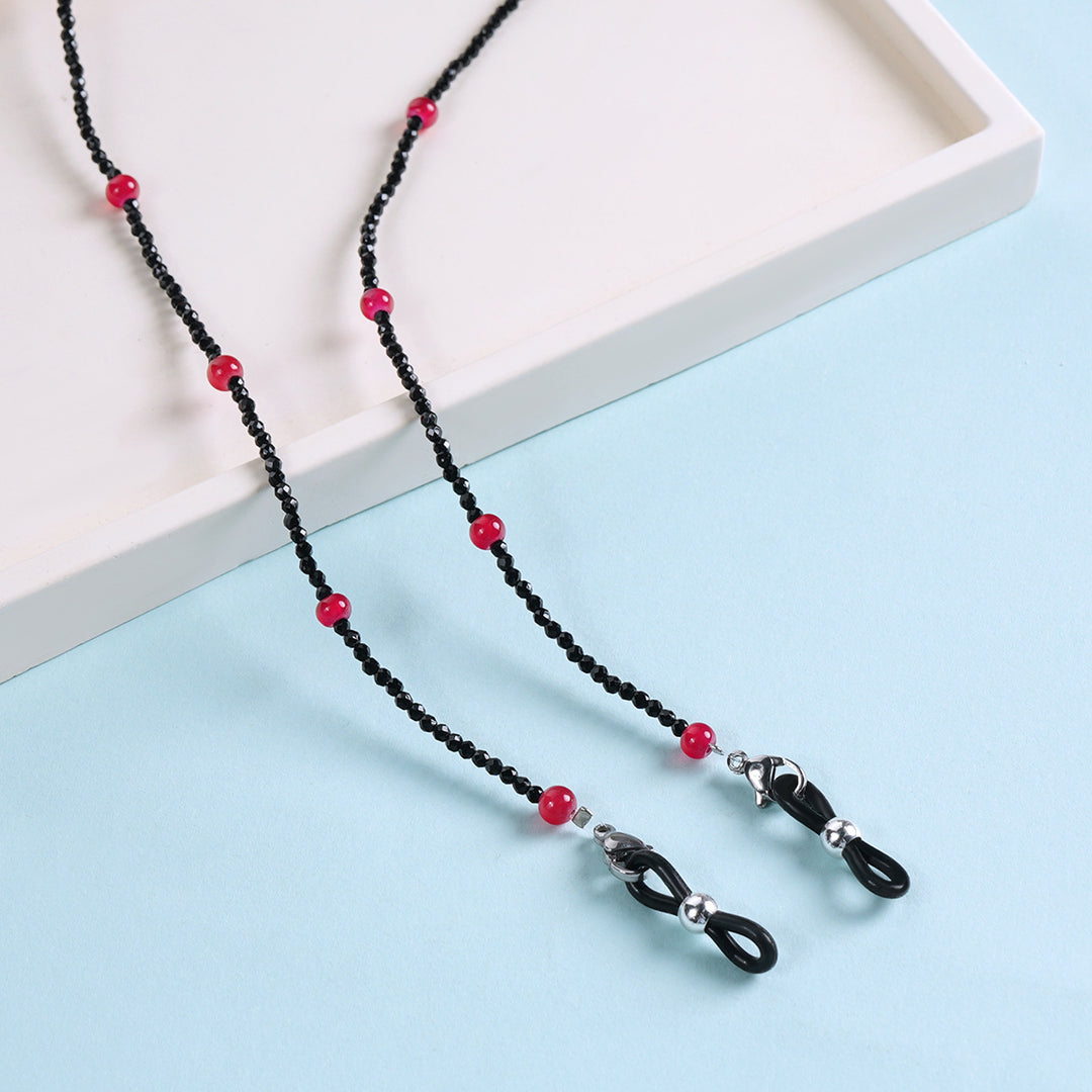 Stylish Beaded Eyewear Retainer Bowlift