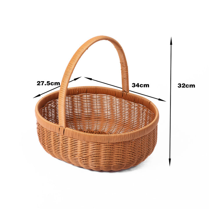 Artisan Woven Utility Basket Bowlift