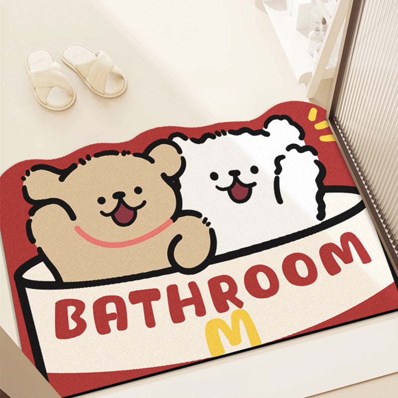 Cartoon Bath Mat Bowlift