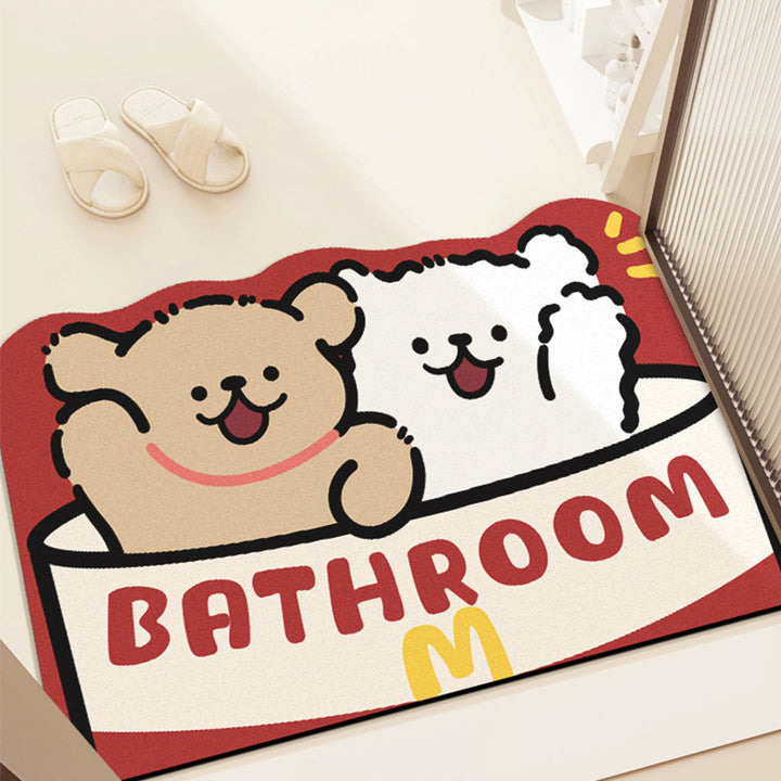 Cartoon Bath Mat Bowlift