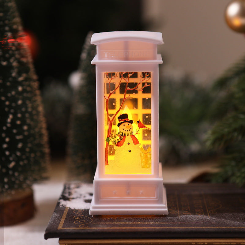 Nostalgic Christmas lantern with LED light Bowlift