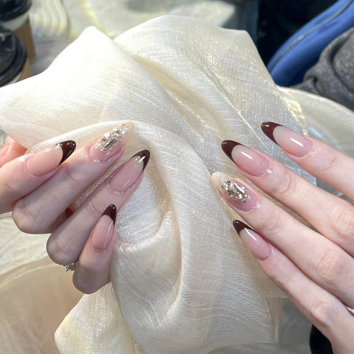 Acrylic Stiletto Press-On Nails Bowlift