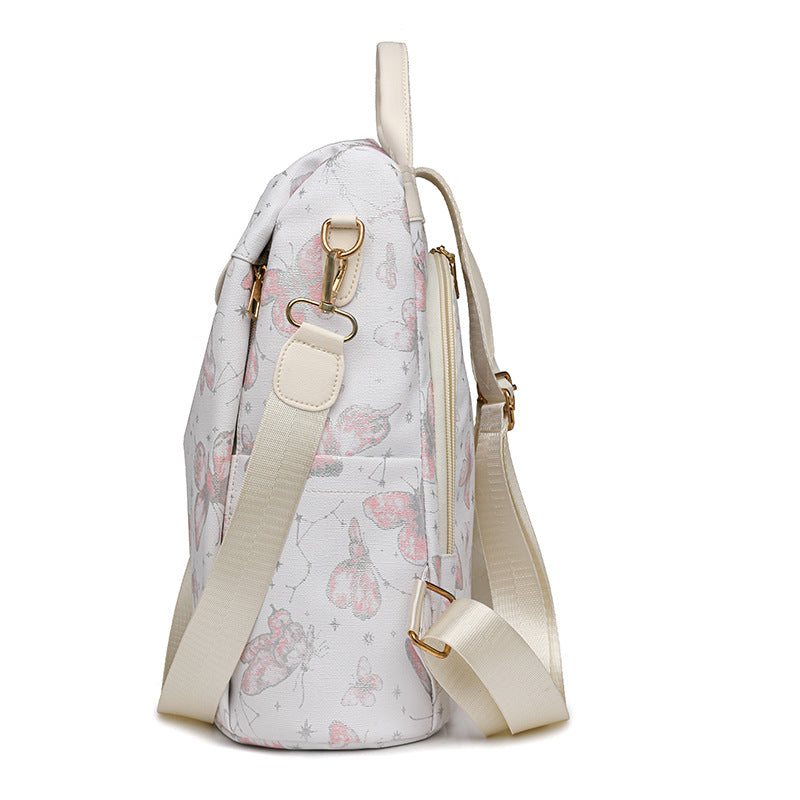 Backpack with Elegant Butterfly Design and Practical Compartments Bowlift