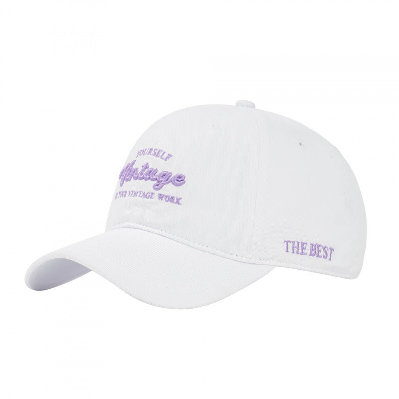 Women's Vintage-Inspired Embroidered Baseball Cap Bowlift