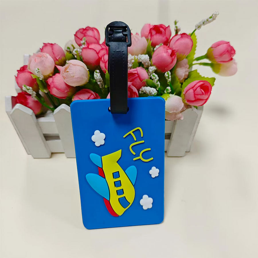 Unisex Luggage Tag with Unique Airplane Design Bowlift