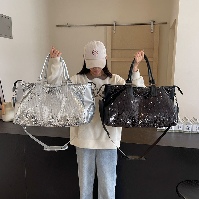 Sequin Weekend Tote Bag Bowlift